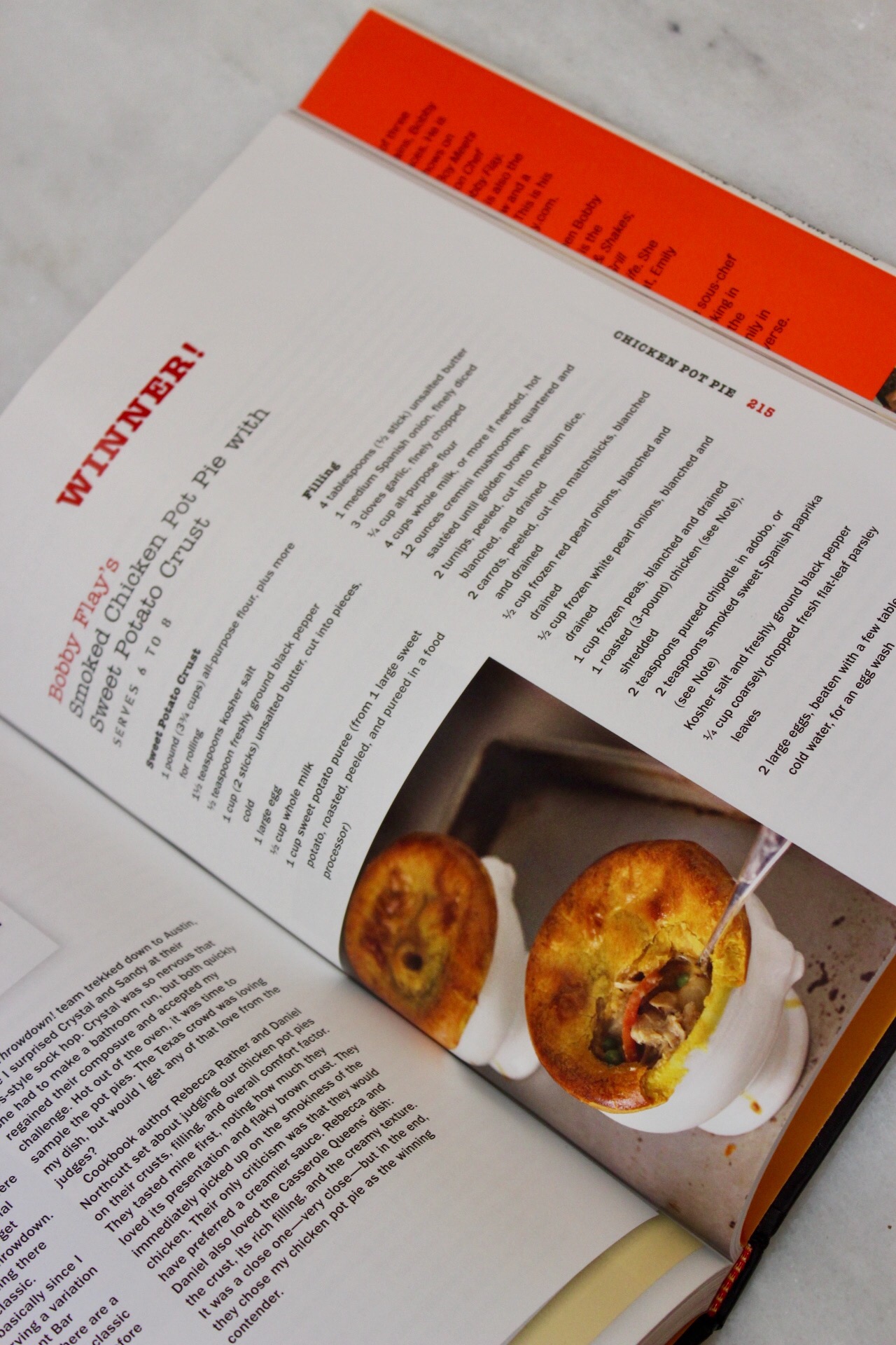 bobby flay pot pie recipe